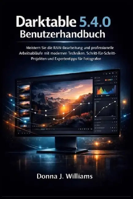 Darktable 5.4.0 Benutzerhandbuch: Meistern Sie die RAW-Bearbeitung und professionelle Arbeitsabläufe mit modernen Techniken, Schritt-für-Schritt-Proje by Donna J. Williams