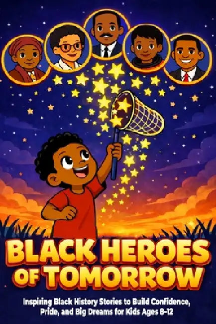 Black Heroes of Tomorrow: Inspiring Black History Stories to Build Confidence, Pride, and Big Dreams for Kids Ages 8-12 by Jasmine Obi