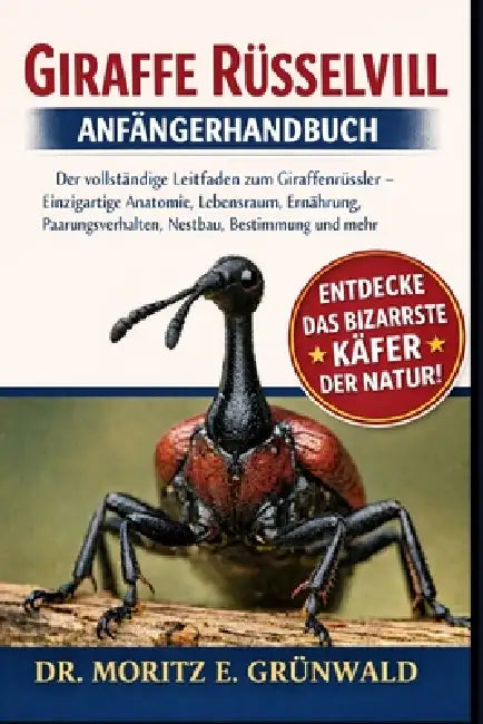 Giraffe Rüsselvil Anfängerhandbuch: Der vollständige Leitfaden zum Giraffenrüssler - Einzigartige Anatomie, Lebensraum, Ernährung, Paarungsverhalten, by Moritz E. Grünwald