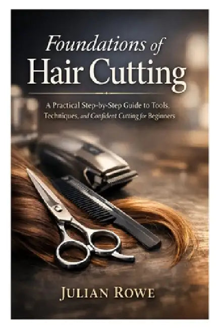 Foundations of Hair Cutting: A Practical Step-by-Step Guide to Tools, Techniques, and Confident Cutting for Beginners by Julian Rowe