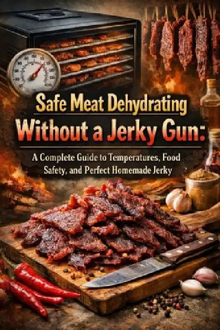 Safe Meat Dehydrating Without a Jerky Gun: A Complete Guide to Temperatures, Food Safety, and Perfect Homemade Jerky by A. Rhea