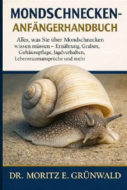 Mondschnecken-Anfängerhandbuch: Alles, was Sie über Mondschnecken wissen müssen - Ernährung, Graben, Gehäusepflege, Jagdverhalten, Lebensraumansprüche by Moritz E. Grünwald
