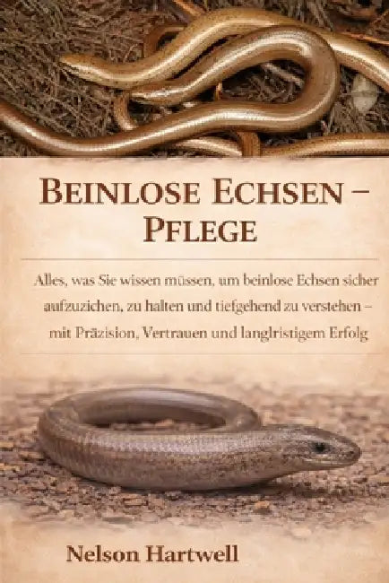 Beinlose Echsen - Pflege: Alles, was Sie wissen müssen, um beinlose Echsen sicher aufzuziehen, zu halten und tiefgehend zu verstehen - mit Präzision, by Nelson Hartwell