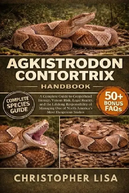 Agkistrodon Contortrix Handbook: A Complete Guide to Copperhead Biology, Venom Risk, Legal Reality, and the Lifelong Responsibility of Managing One of by Christopher Lisa