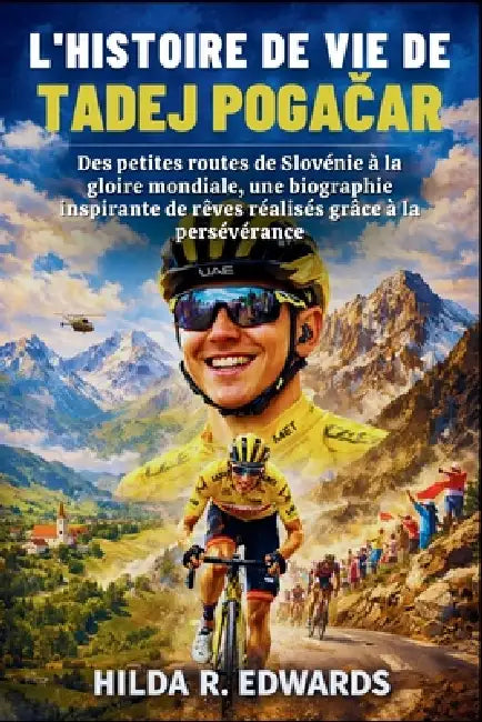 L'histoire De Vie De Tadej Pogačar: Des petites routes de Slovénie à la gloire mondiale, une biographie inspirante de rêves réalisés grâce à la p by Hilda R. Edwards