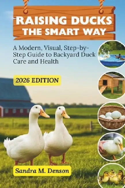 Raising Ducks the Smart Way: A Modern, Visual, Step-by-Step Guide to Backyard Duck Care and Health by Sandra M. Denson