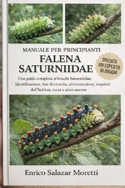 Manuale Per Principianti Sulla Falena Saturniidae: Una guida completa ai bruchi Saturniidae: identificazione, fasi di crescita, alimentazione, requisi by Enrico Salazar Moretti