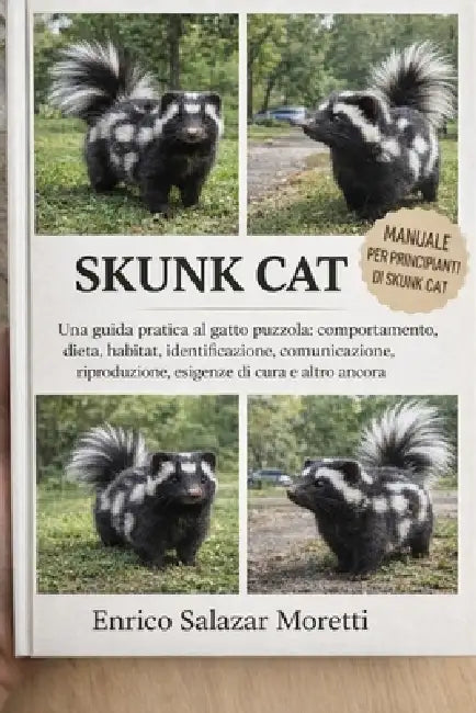 Manuale Per Principianti Di Skunk Cat: Una guida pratica al gatto puzzola: comportamento, dieta, habitat, identificazione, comunicazione, riproduzione by Enrico Salazar Moretti