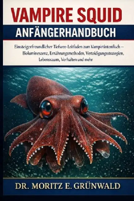 Vampire Squid Anfängerhandbuch: Einsteigerfreundlicher Tiefsee-Leitfaden zum Vampirtintenfisch - Biolumineszenz, Ernährungsmethoden, Verteidigungsstra by Moritz E. Grünwald