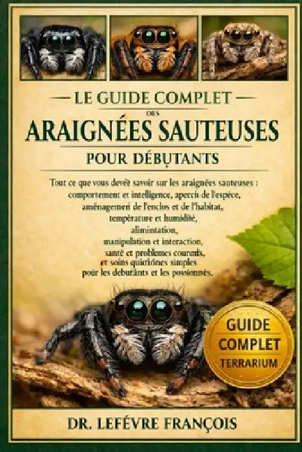 Le Guide Complet Des Araignées Sauteuses Pour Débutants: Tout ce que vous devez savoir sur les araignées sauteuses: comportement et intelligence, aper by Lefèvre François