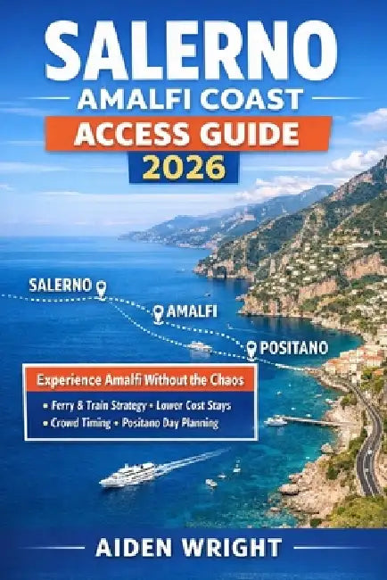 Salerno Amalfi Coast Access Guide 2026: Experience Amalfi Without the Chaos, Ferry and Train Strategy, Where to Stay for Lower Prices, Crowd Avoidance by Aiden Wright