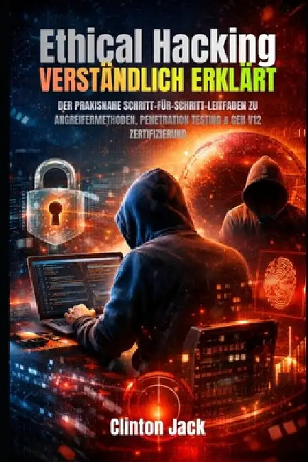 Ethical Hacking Verständlich Erklärt: Der Praxisnahe Schritt-Für-Schritt-Leitfaden Zu Angreifermethoden, Penetration Testing & Ceh V12 Zertifizierung by Clinton Jack