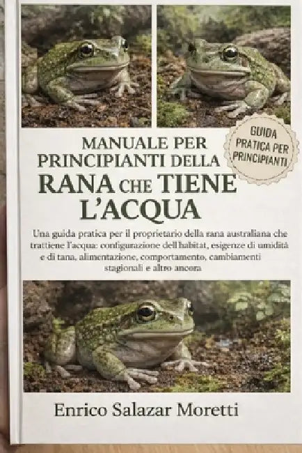 Manuale Per Principianti Della Rana Che Tiene l'Acqua: Una guida pratica per il proprietario della rana australiana che trattiene l'acqua: configurazi by Enrico Salazar Moretti