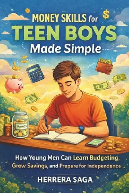 Money Skills for Teen Boys Made Simple: How Young Men Can Learn Budgeting, Grow Savings, and Prepare for Independence by Herrera Saga