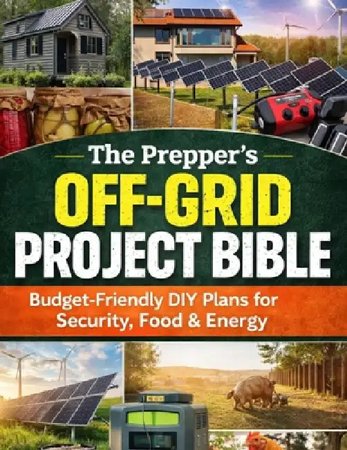 The Prepper's Off-Grid Project Bible; Budget-Friendly DIY Plans for Security, Food & Energy by Roberto M Holtman