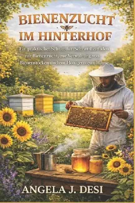 Bienenzucht Im Hinterhof: Ein praktischer Schritt-für-Schritt-Leitfaden zur Bienenzucht, zur Verwaltung von Bienenstöcken und zur Honigernte zu Hause by Angela J. Desi