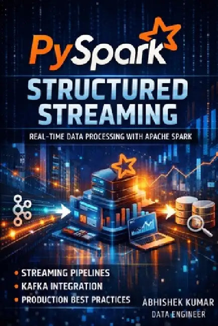 PySpark Structured Streaming Mastery: Build Real-Time Data Pipelines with Kafka, Apache Spark & Production-Ready Techniques by Abhishek Kumar