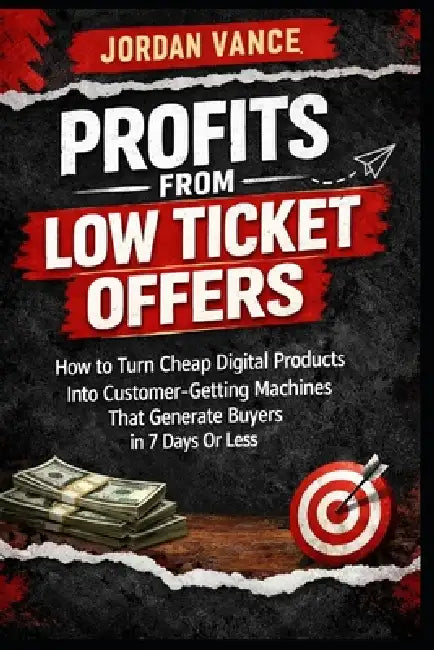 Profits From Low Ticket Offers: How to Turn Cheap Digital Products Into Customer-Getting Machines That Generate Real Buyers in 7 Days or Less by Jordan Vance