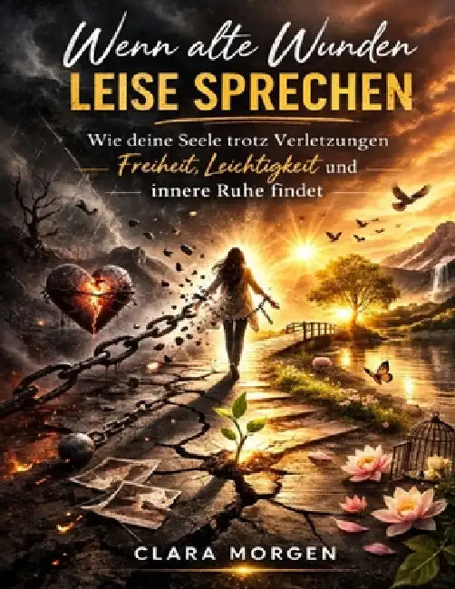 Wenn alte Wunden leise sprechen: Wie deine Seele trotz Verletzungen Freiheit, Leichtigkeit und innere Ruhe findet by Clara Morgen