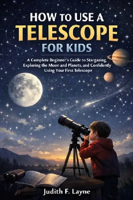 How to Use a Telescope for Kids: A Complete Beginner's Guide to Stargazing, Exploring the Moon and Planets, and Confidently Using Your First Telescope by Judith F. Layne