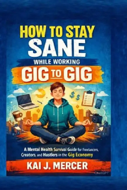 How to Stay Sane While Working Gig to Gig: A Mental Health Survival Guide for Freelancers, Creators, and Hustlers in the Gig Economy by Kai J. Mercer