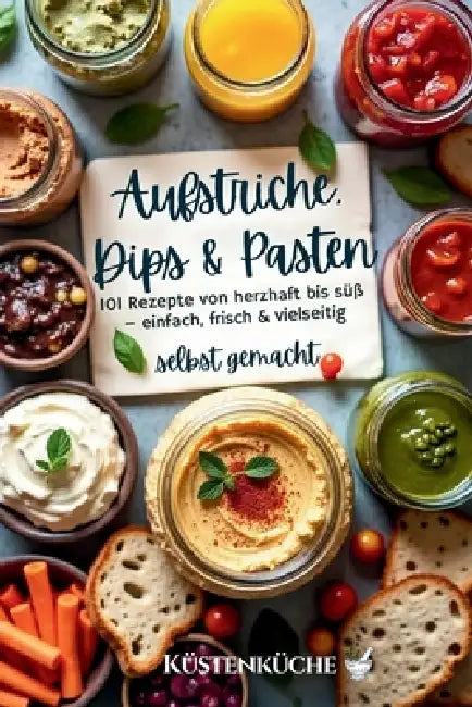 Aufstriche, Dips & Pasten selbst gemacht: 101 Rezepte von herzhaft bis süß - einfach, frisch & vielseitig by Küsten Küche