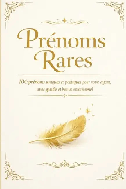 Prénoms Rares - Édition Luxe: 100 prénoms uniques et poétiques pour votre enfant, avec guide et bonus émotionnel by Marie Spoelhout