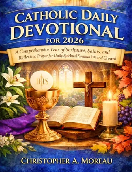 Catholic Daily Devotional for 2026: A Comprehensive Year of Scripture, Saints, and Reflective Prayer for Daily Spiritual Formation and Growth by Christopher A. Moreau