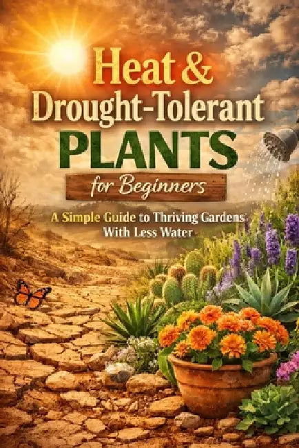 Heat & Drought-Tolerant Plants for Beginners: A Simple Guide to Thriving Gardens With Less Water by J. Rhea