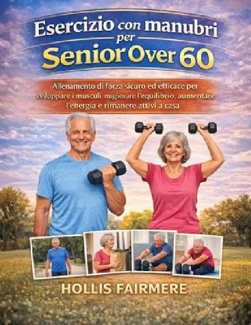 Esercizio Con Manubri Per Senior Over 60: Allenamento di forza sicuro ed efficace per sviluppare i muscoli, migliorare l'equilibrio, aumentare l'energ by Hollis Fairmere