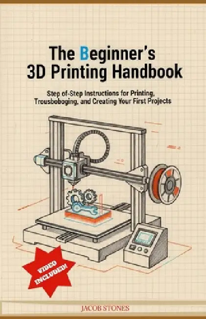 The Beginner's 3D Printing Handbook: Step-by-Step Instructions for Printing, Troubleshooting, and Creating Your First Projects by Jacob Stones