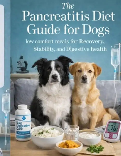 The Pancreatitis Diet Guide for Dogs.: low comfort meals for Recovery, Stability, and Digestive health. by Amelia Carter