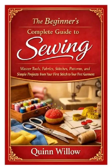 The Beginner's Complete Guide to Sewing: Master Tools, Fabrics, Stitches, Patterns, and Simple Projects from Your First Stitch to Your First Garment by Quinn Willow