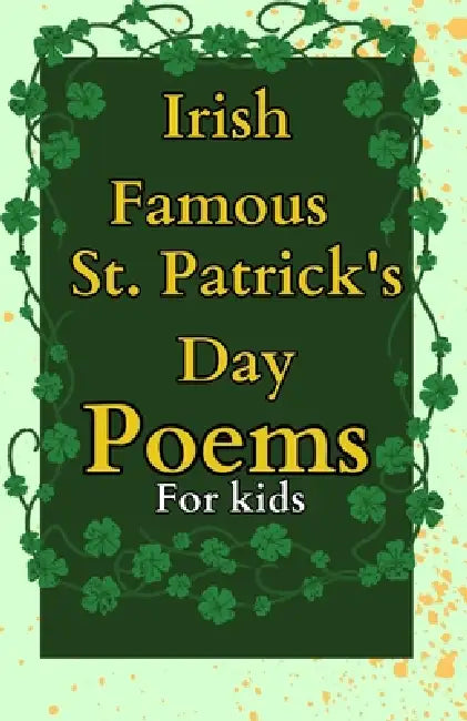 Irish Famous St. Patricks Day Poems For Kids