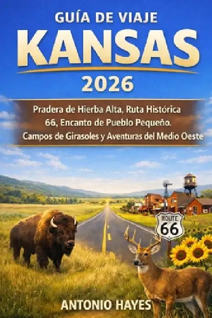Guía de Viaje Kansas 2026: Pradera de Hierba Alta, Ruta Histórica 66, Encanto de Pueblo Pequeño, Campos de Girasoles y Aventuras del Medio Oeste by Antonio Hayes
