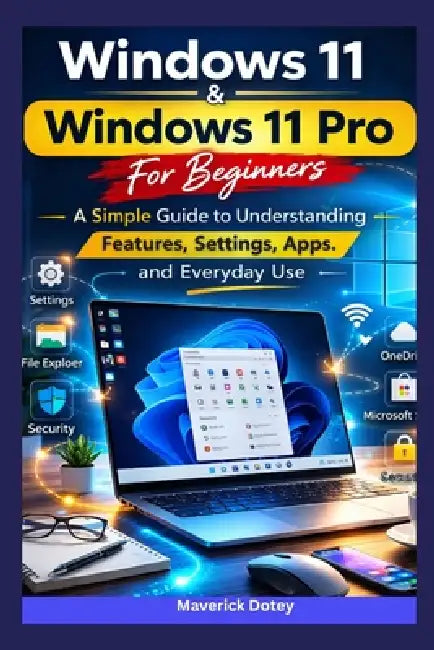 Windows 11 & Windows 11 Pro For Beginners: A Simple Guide to Understanding Features, Settings, Apps, and Everyday Use by Maverick Dotey