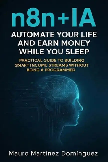 n8n + AI: Automate your life and earn money while you sleep: A practical guide to building smart income streams without being a programmer by Mauro Martínez Domínguez