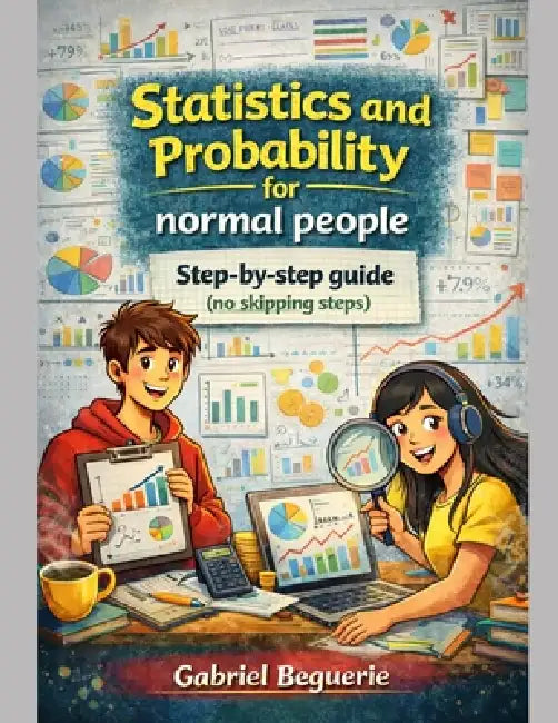 Statistics and Probability for Normal People: A Step-by-Step Guide (No Skipped Steps) by Gabriel Beguerie