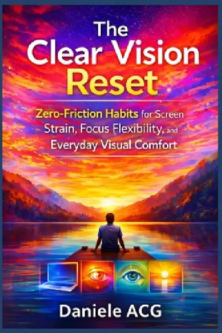 The Clear Vision Reset: A Zero-Friction System for Screen Strain, Focus Flexibility, and Everyday Visual Comfort by Daniele Acg