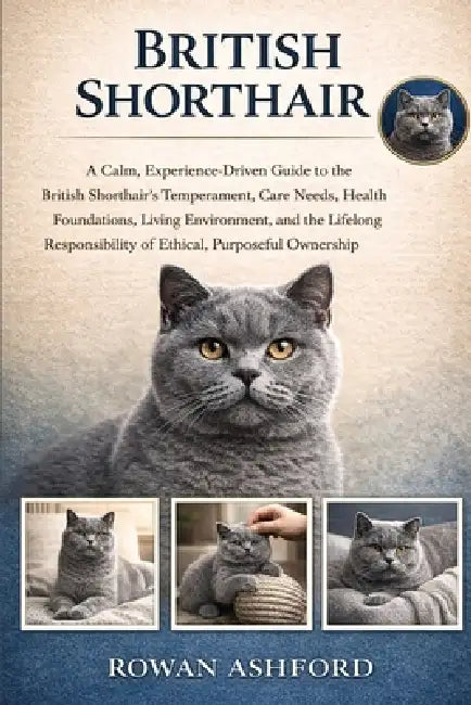 British Shorthair: A Calm, Experience-Driven Guide to the British Shorthair's Temperament, Care Needs, Health Foundations, Living Environment, and the by Rowan Ashford