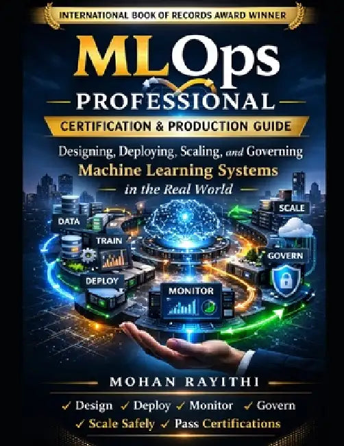 MLOps Professional: Certification & Production Guide: Designing, Deploying, Scaling, and Governing Machine Learning Systems in the Real World by Mohan Rayithi
