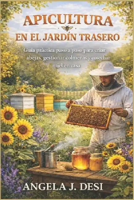 Apicultura En El Jardín Trasero: Guía práctica paso a paso para criar abejas, gestionar colmenas y cosechar miel en casa by Angela J. Desi