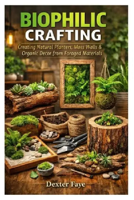 Biophilic Crafting: Creating Natural Planters, Moss Walls & Organic Decor from Foraged Materials by Dexter Faye