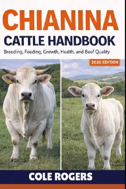 Chianina Cattle Handbook: Breeding, Feeding, Growth, Health, and Beef Quality by Cole Rogers