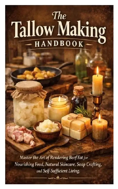 The Tallow Making Handbook: Master the Art of Rendering Beef Fat for Nourishing Food, Natural Skincare, Soap Crafting, and Self-Sufficient Living. by Salas Thorn