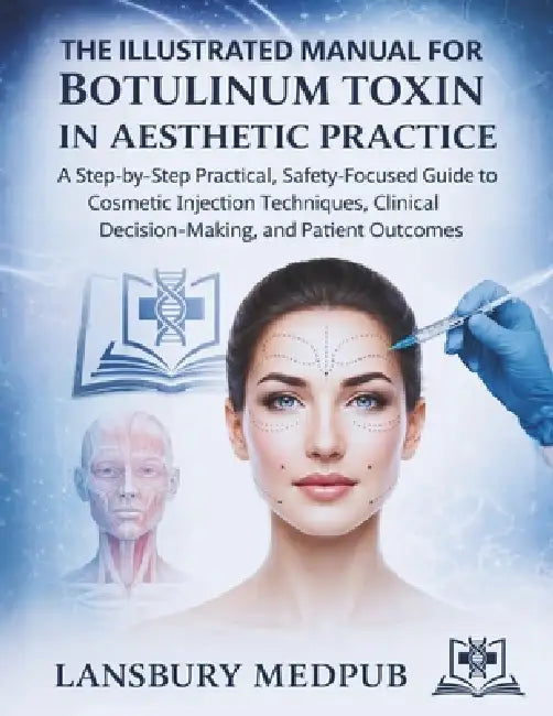 The Llustrated Manual for Botulinum Toxin in Aesthetic Practice: A Step-by-Step Practical, Safety-Focused Guide to Cosmetic Injection Techniques, Clin by Elena Vance, Julian Vane, Lansbury Medpub