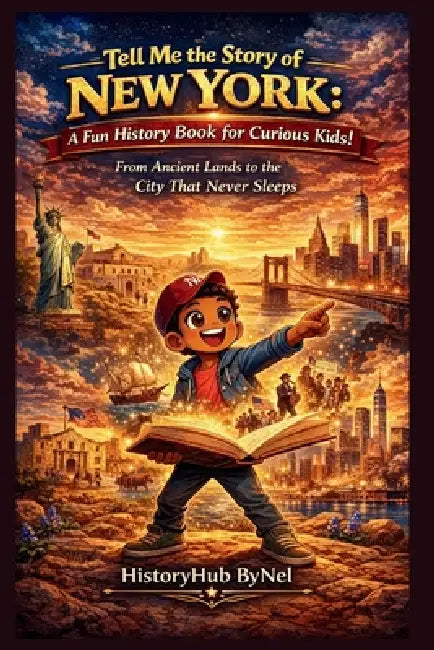 Tell Me the Story of New York: A Fun History Book for Curious Kids!: From Ancient Lands to the City That Never Sleeps by Historyhub Bynel