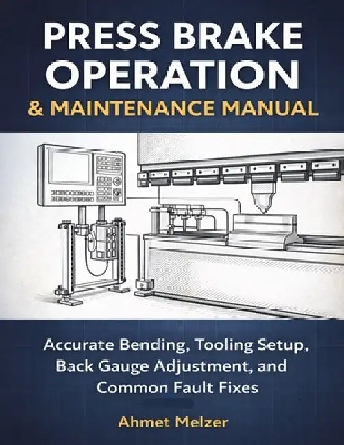 Press Brake Operation & Maintenance Manual: Accurate Bending, Tooling Setup, Back Gauge Adjustment, and Common Fault Fixes by Ahmet Melzer