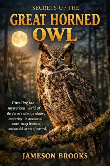 Secrets of the Great Horned Owl: Unveiling the mysterious world of the forest's silent predator, exploring its nocturnal hunts, sharp instincts, and u by Jameson Brooks