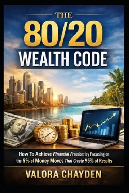 The 80/20 Wealth Code: How To Achieve Financial Freedom By Focusing On The 5% Of Money Moves That Create 95% Of Results - A Beginner's Guide To Workin by Valora Chayden